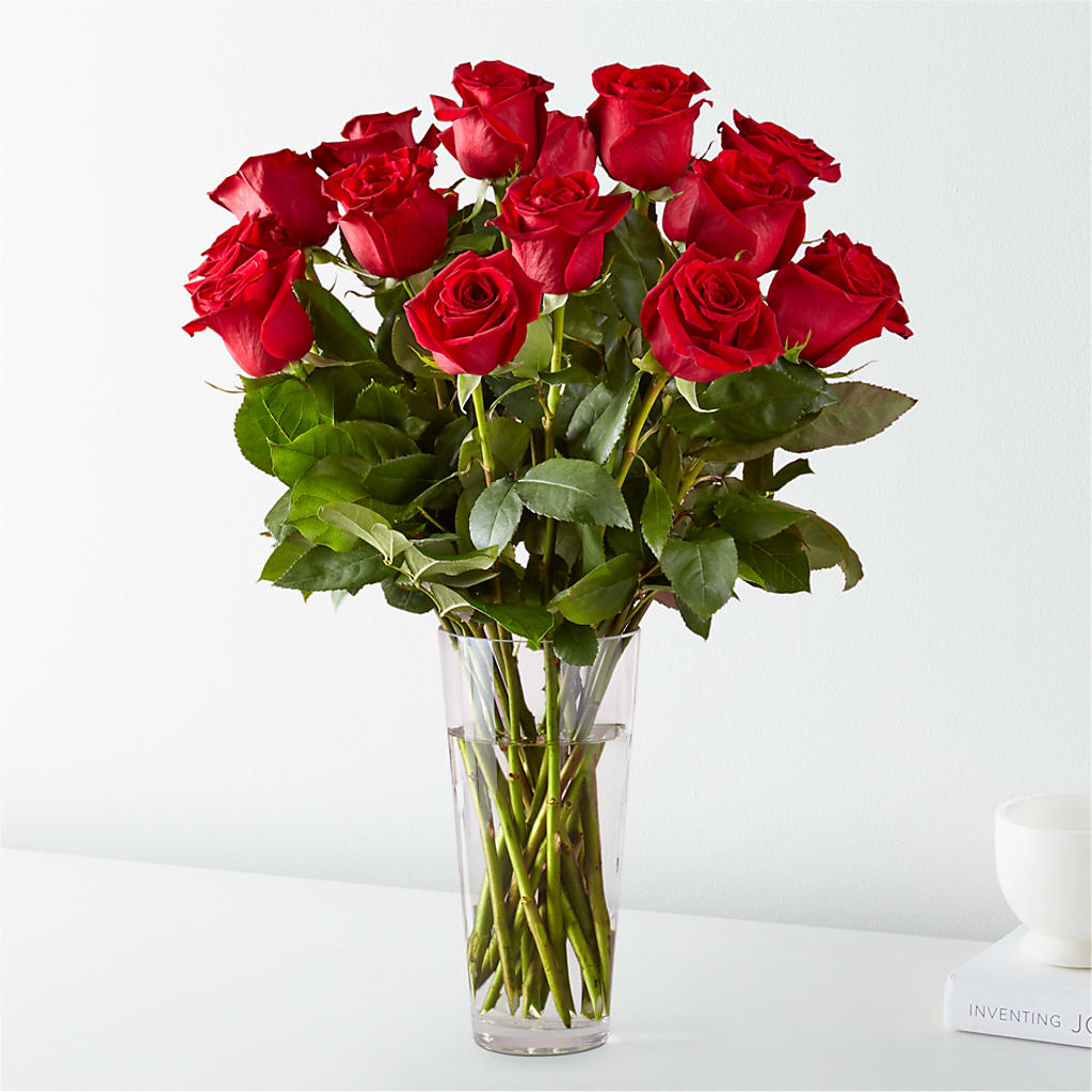 Long Stem Red Rose Bouquet – Grass Valley Florist, Grass Valley CA