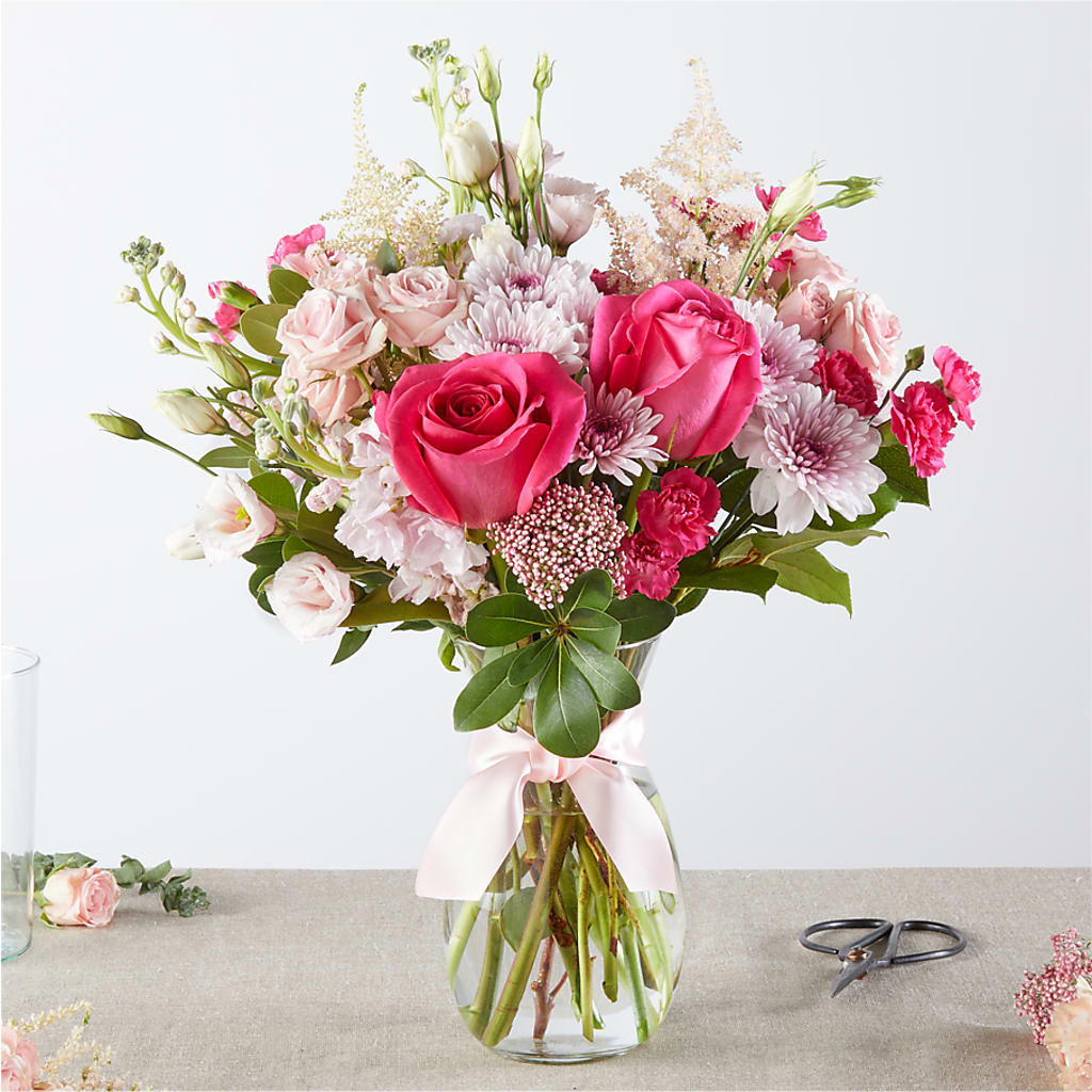 Pink Ribbon - A Florist Original – Grass Valley Florist, Grass Valley CA