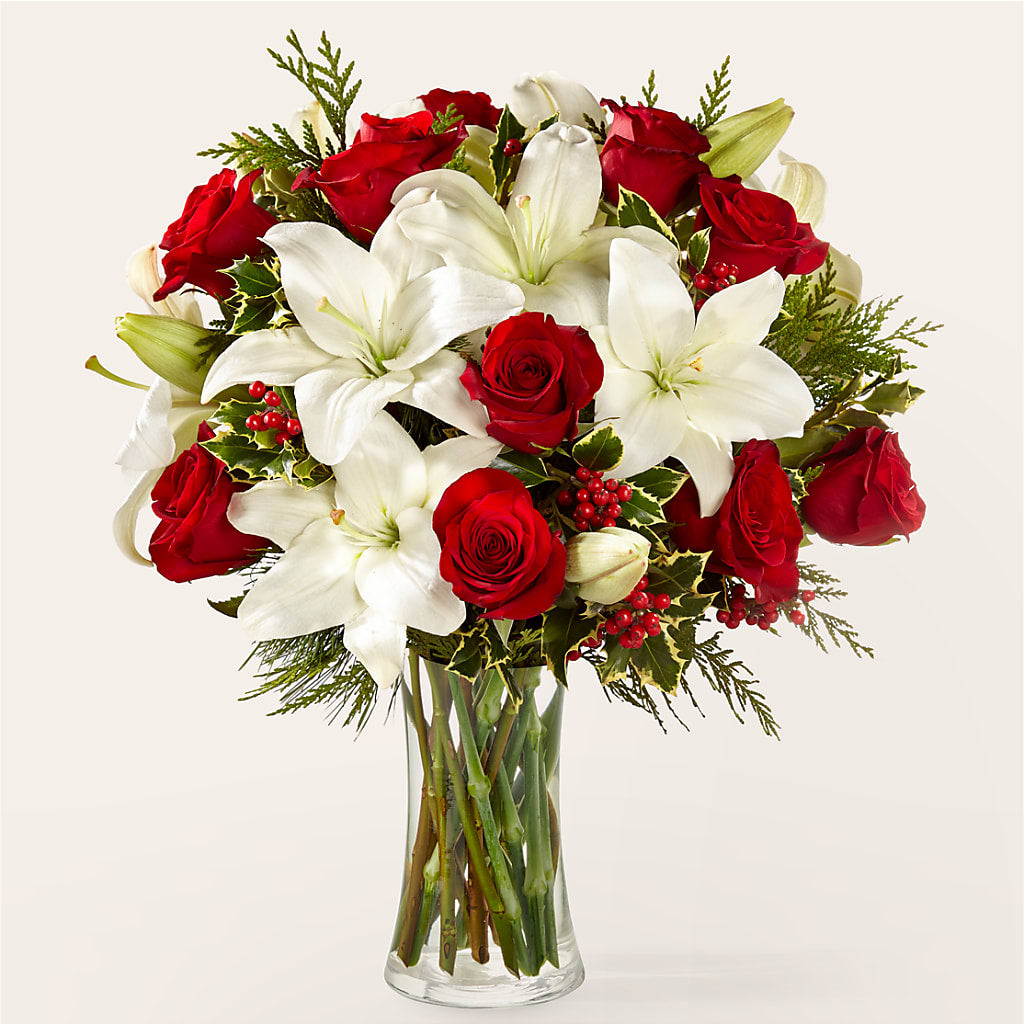 Sparkling Snowflakes Bouquet – Grass Valley Florist, Grass Valley CA