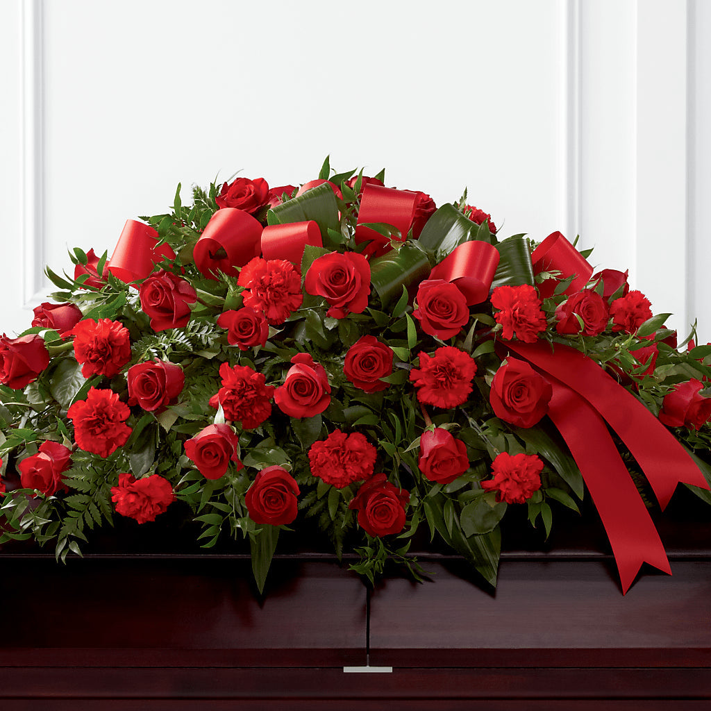 Tribute of Life Casket Spray – Grass Valley Florist, Grass Valley CA