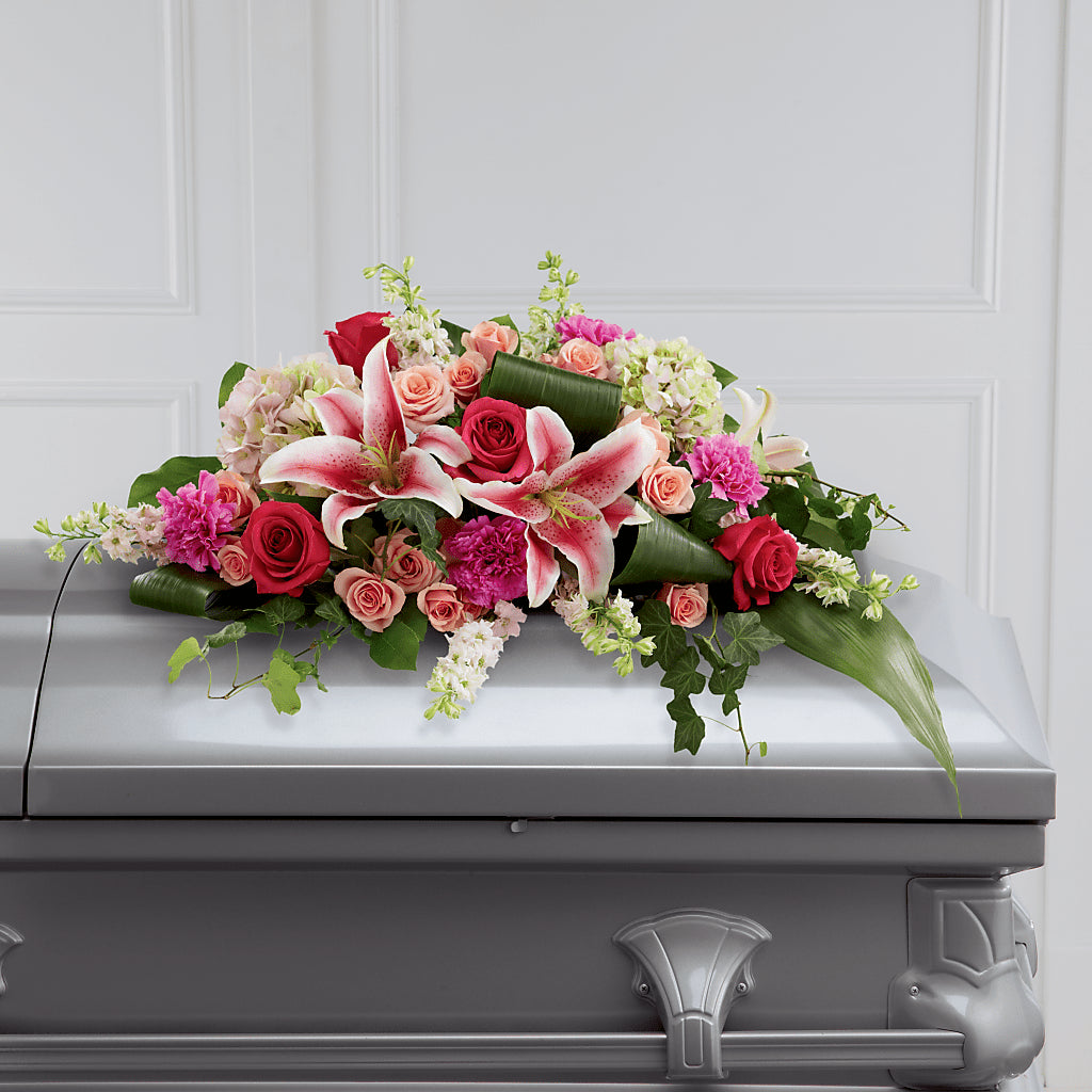 Splendid Grace Casket Spray – Grass Valley Florist, Grass Valley CA