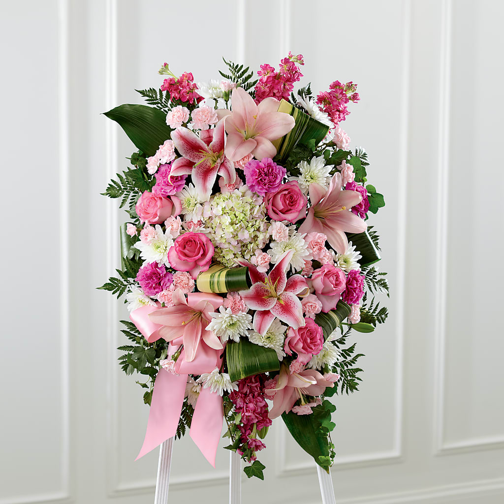Comforting Standing Spray – Grass Valley Florist, Grass Valley CA
