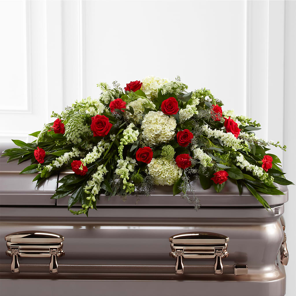 Sincerity Casket Spray – Grass Valley Florist, Grass Valley CA