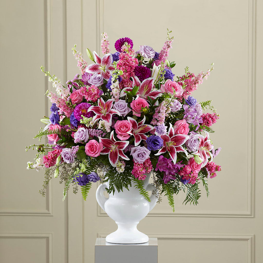 Peaceful Tribute Arrangement – Grass Valley Florist, Grass Valley CA