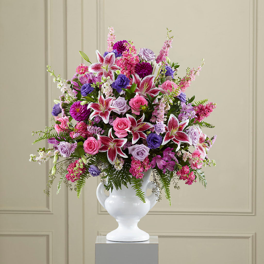 Peaceful Tribute Arrangement – Grass Valley Florist, Grass Valley CA