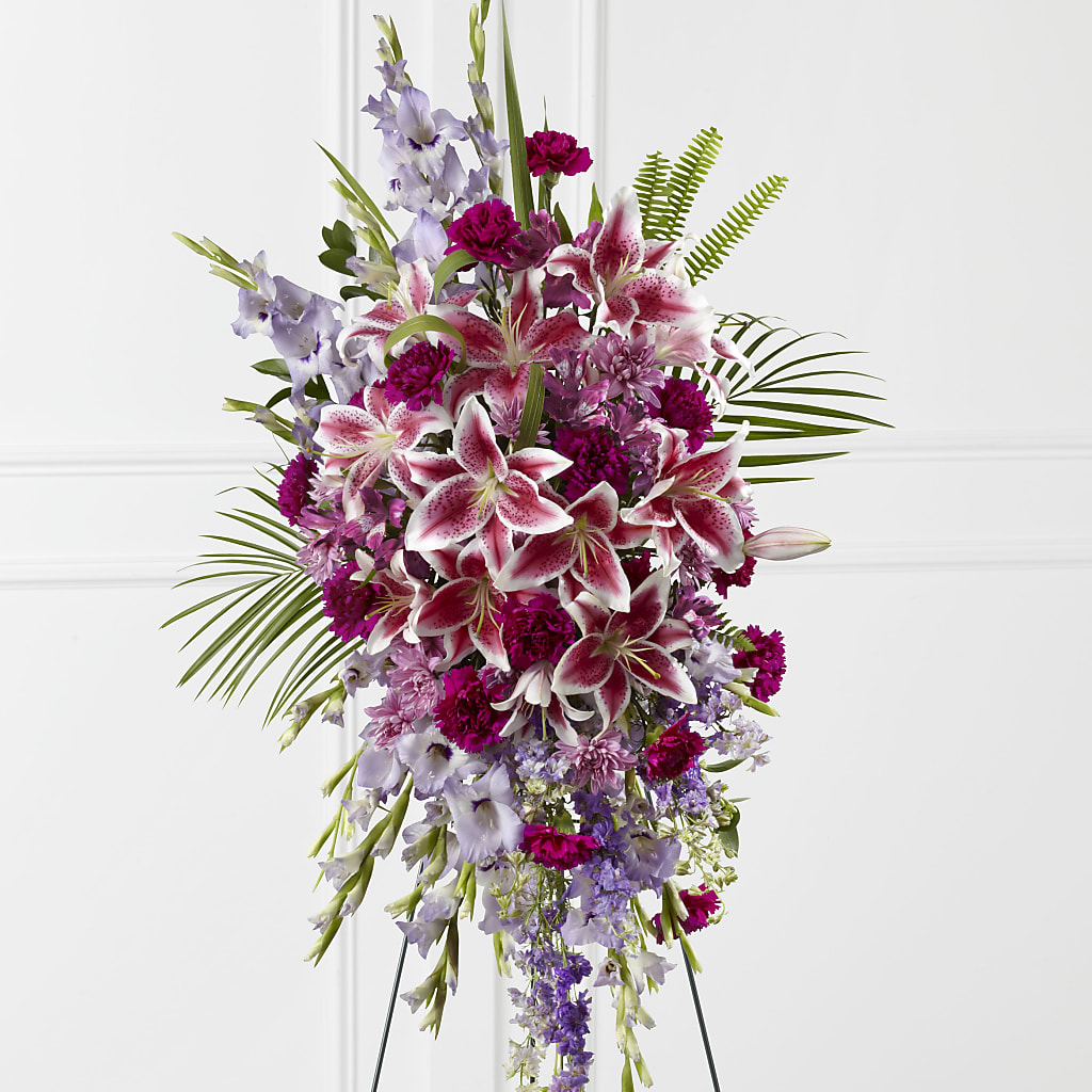 Tender Touch Standing Spray – Grass Valley Florist, Grass Valley CA