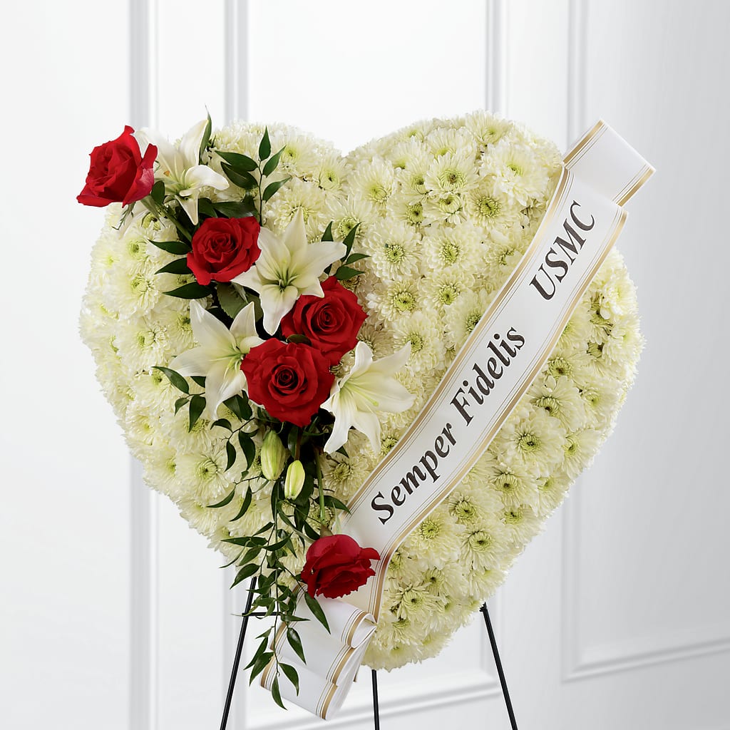 Heartfelt Hero Standing Heart – Grass Valley Florist, Grass Valley CA