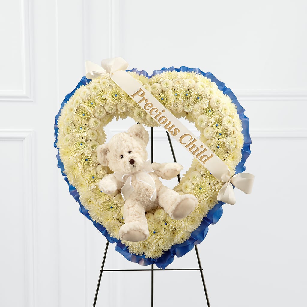 Precious Child Standing Heart – Grass Valley Florist, Grass Valley CA