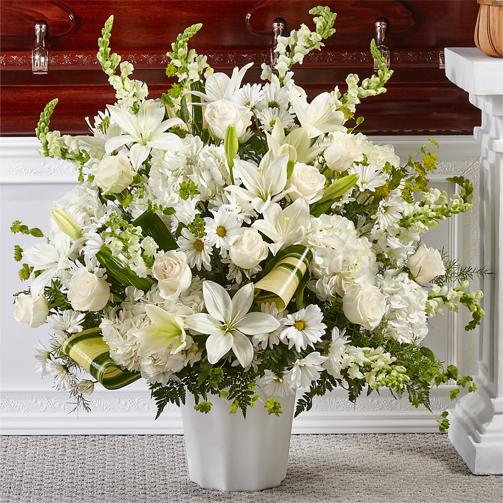 Thoughts of Tranquility Floor Basket – Grass Valley Florist, Grass Valley CA