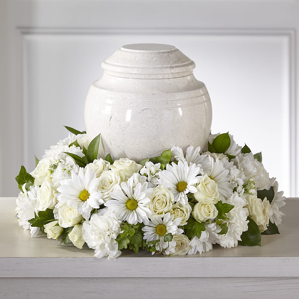 Ivory Gardens Cremation Adornment – Grass Valley Florist, Grass Valley CA