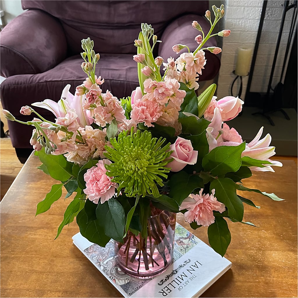 Pretty in Pink Bouquet – Grass Valley Florist, Grass Valley CA
