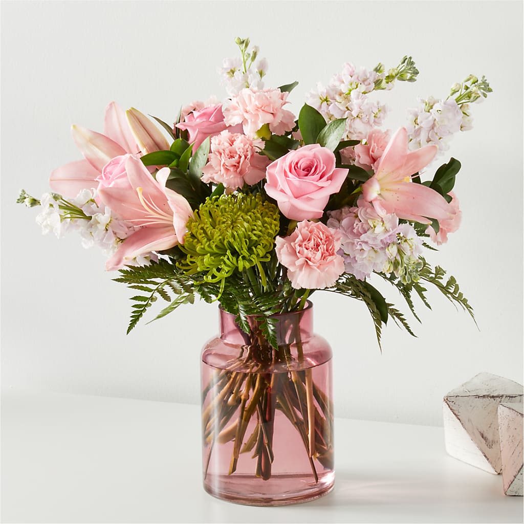 Pretty in Pink Bouquet – Grass Valley Florist, Grass Valley CA