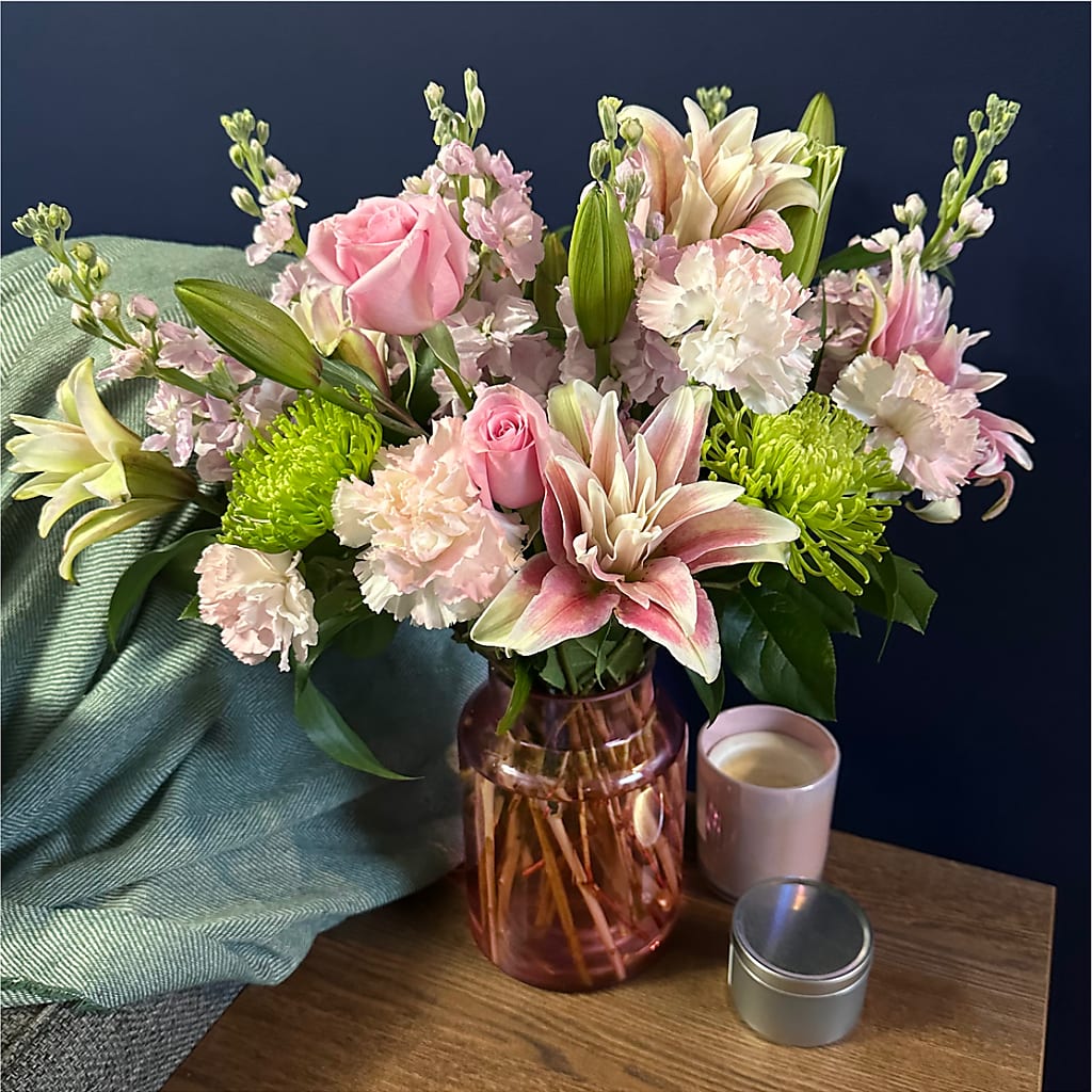Pretty in Pink Bouquet – Grass Valley Florist, Grass Valley CA