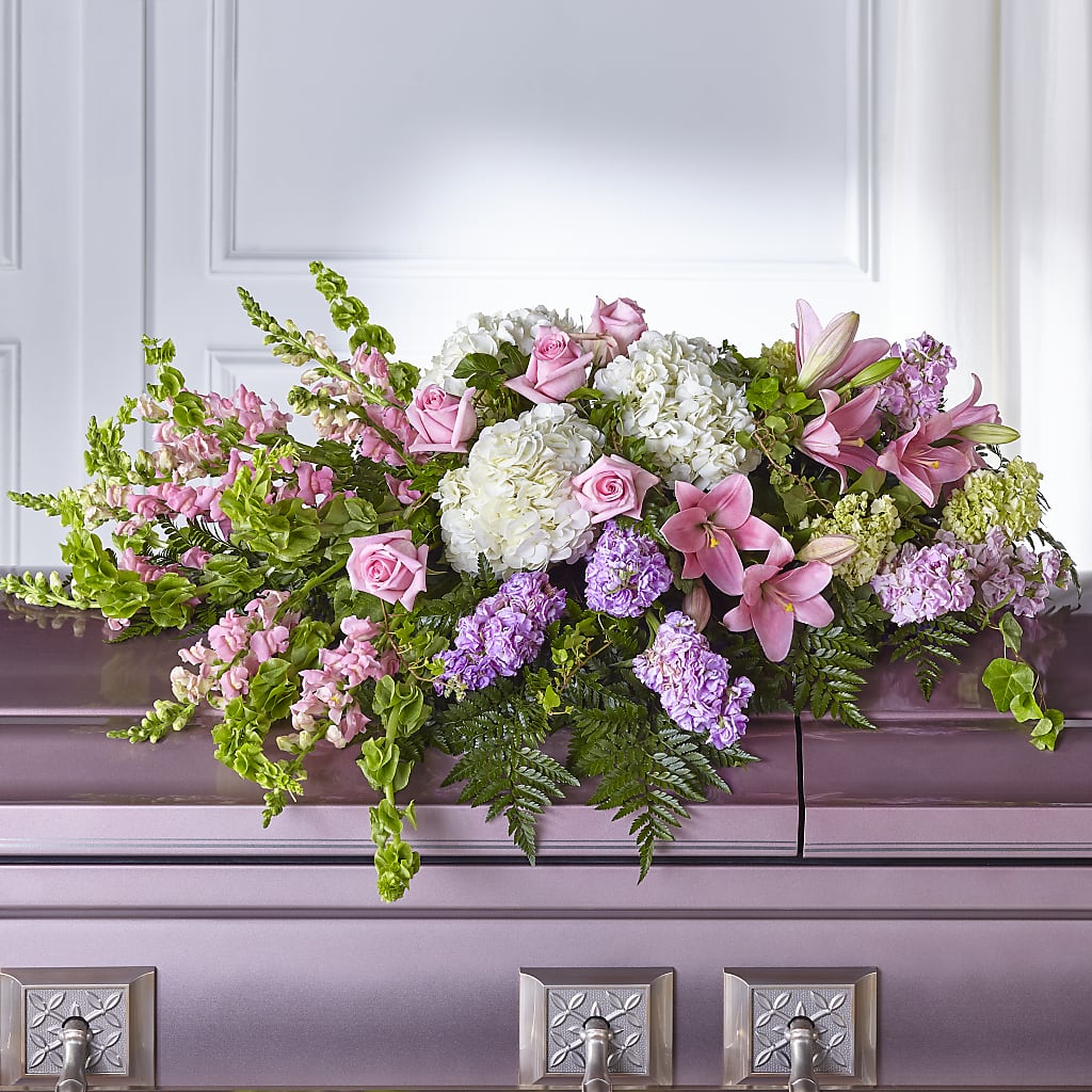 Life's Gratitude Casket Spray – Grass Valley Florist, Grass Valley CA