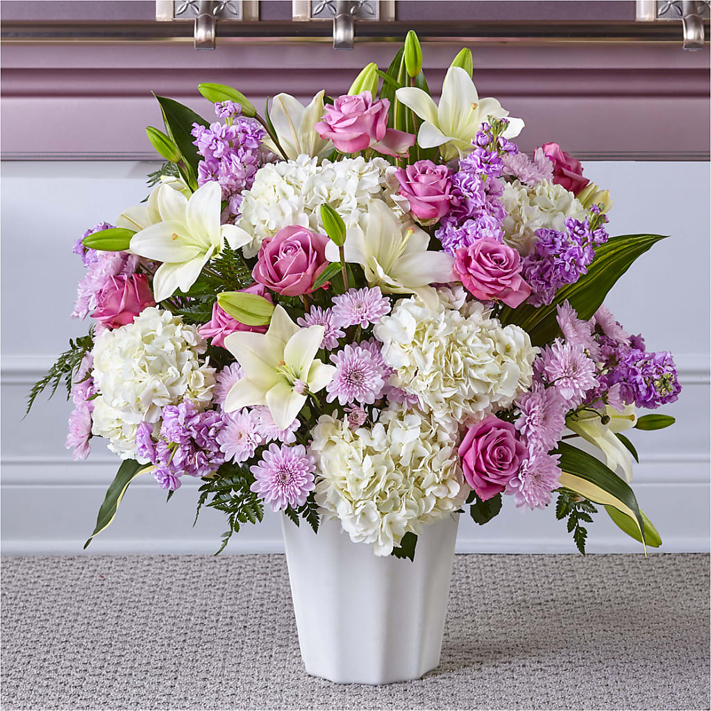 Heaven Sent Floor Basket – Grass Valley Florist, Grass Valley CA