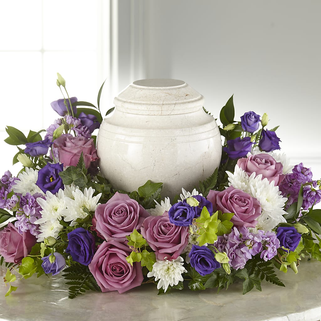 Blooming Sympathy Cremation Adornment – Grass Valley Florist, Grass Valley CA