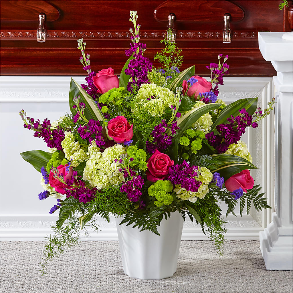Beautiful Horizons Floor Basket – Grass Valley Florist, Grass Valley CA