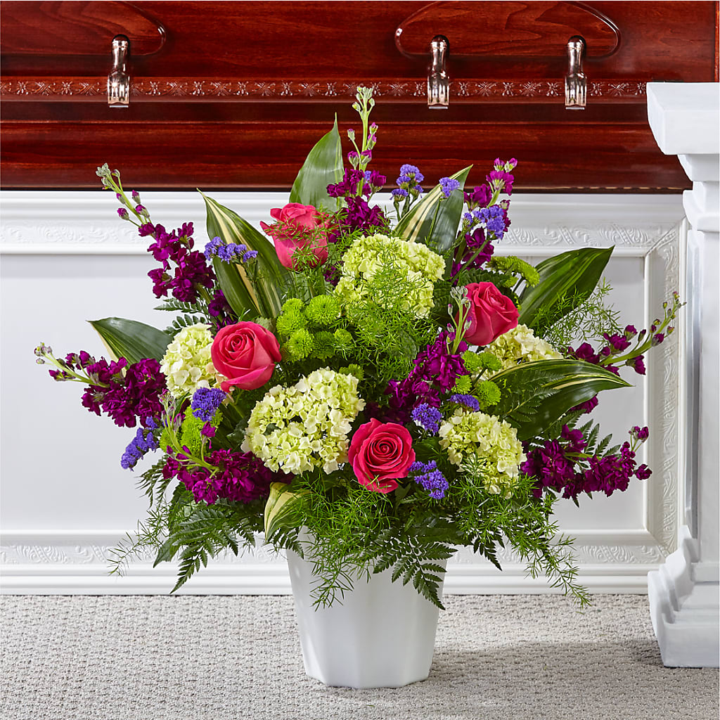 Beautiful Horizons Floor Basket – Grass Valley Florist, Grass Valley CA