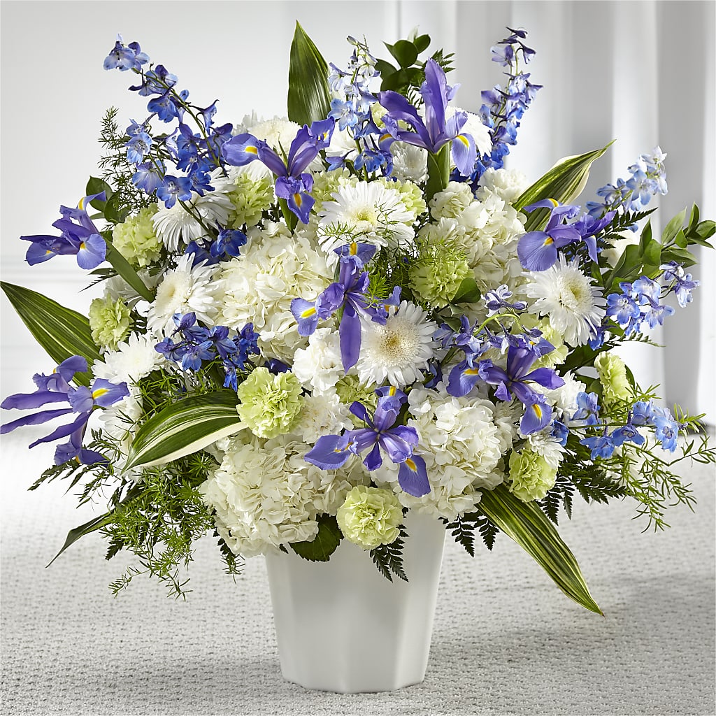 Soft Serenity Floor Basket – Grass Valley Florist, Grass Valley CA