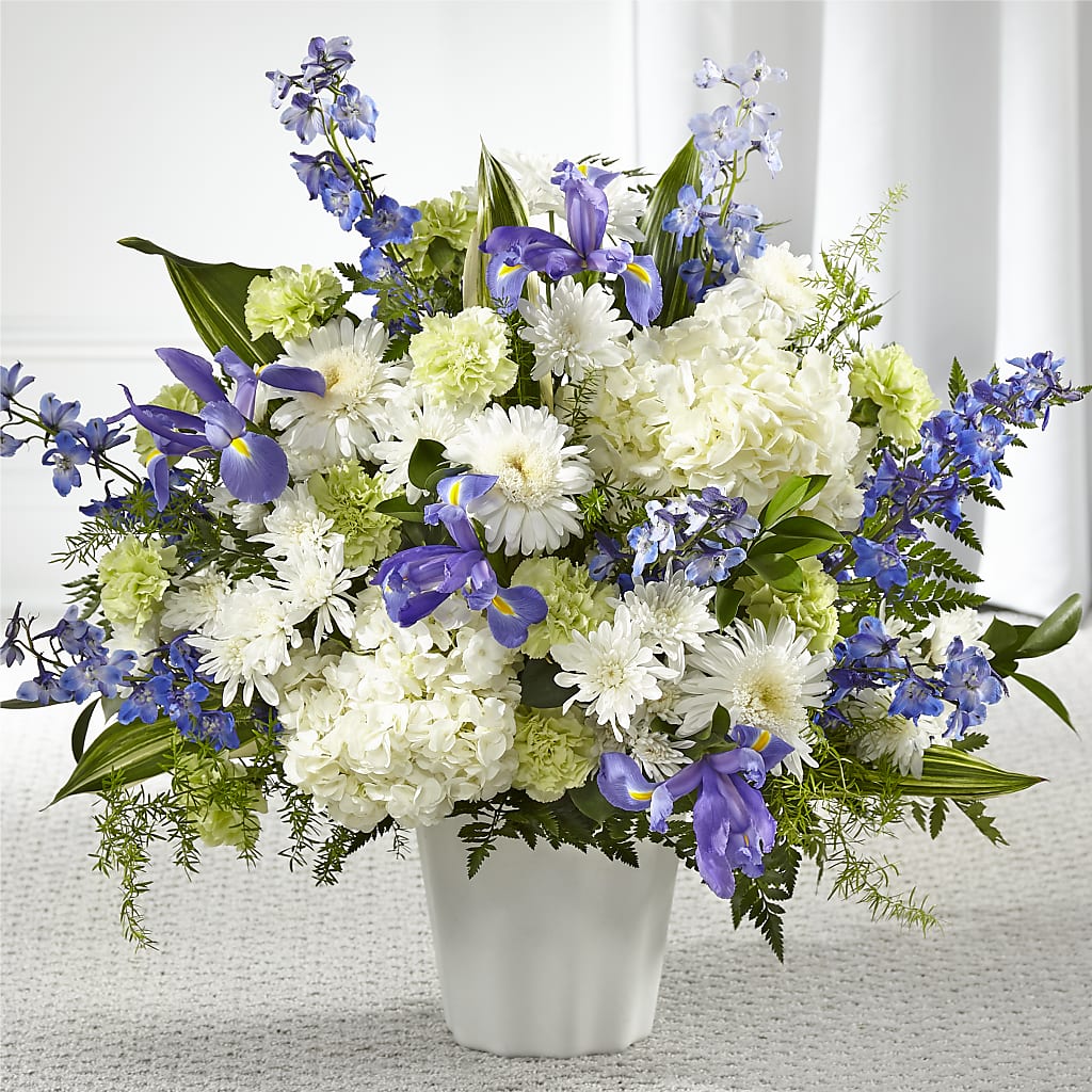 Soft Serenity Floor Basket – Grass Valley Florist, Grass Valley CA