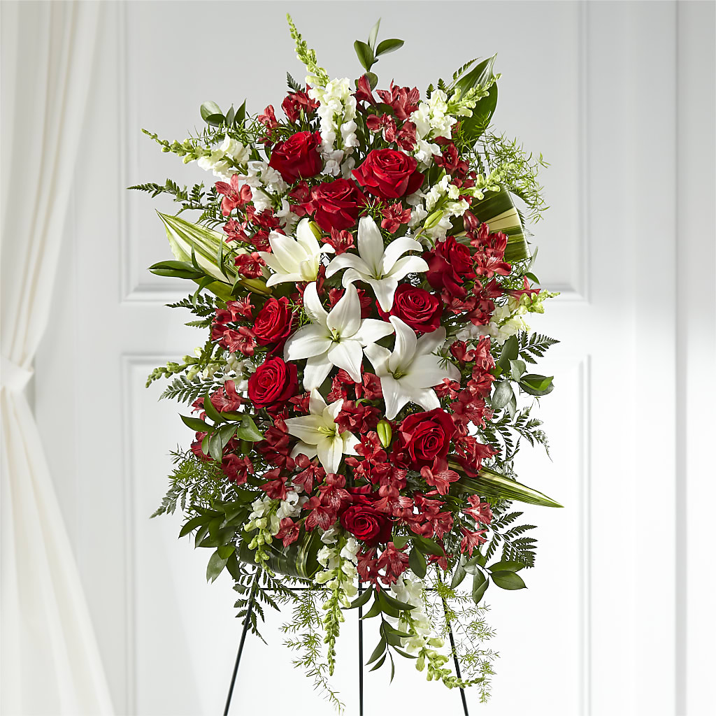 Everlasting Memory Standing Spray – Grass Valley Florist, Grass Valley CA