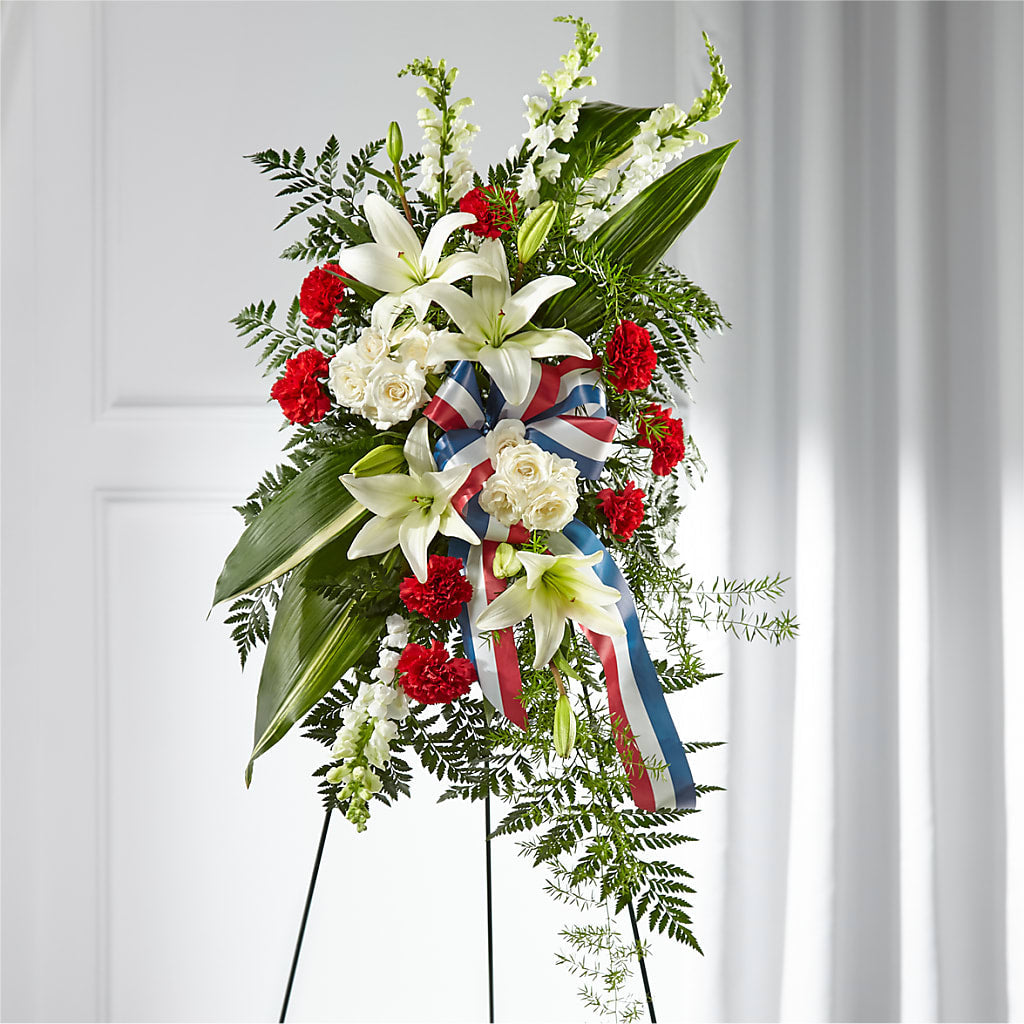 Stars of Life Standing Spray – Grass Valley Florist, Grass Valley CA