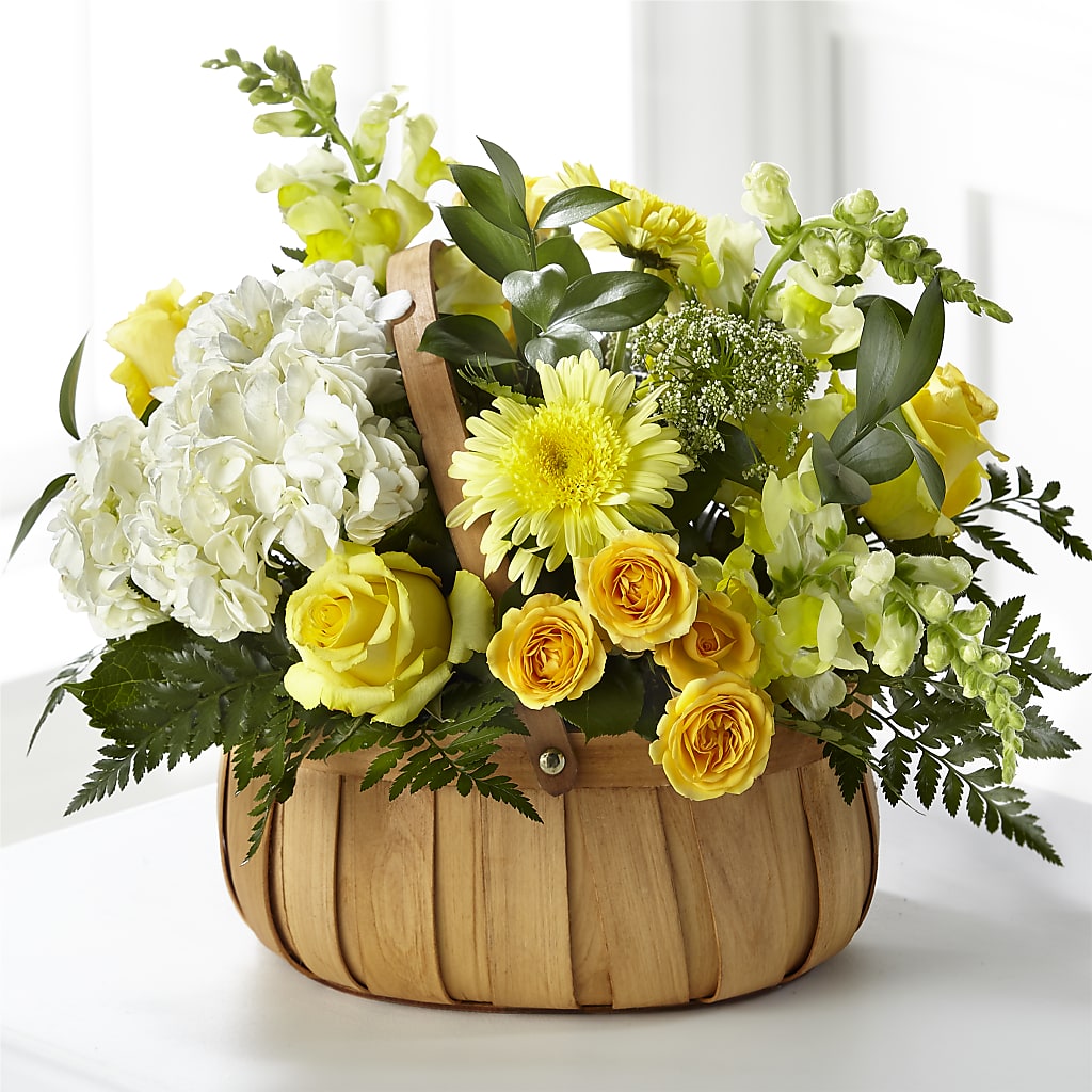 Rustic Remembrance Basket – Grass Valley Florist, Grass Valley CA