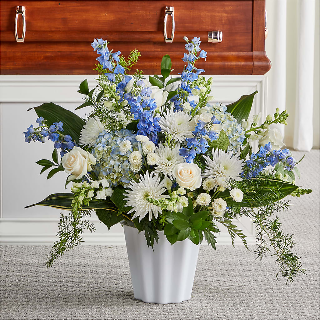 Everlasting Memories Floor Basket – Grass Valley Florist, Grass Valley CA