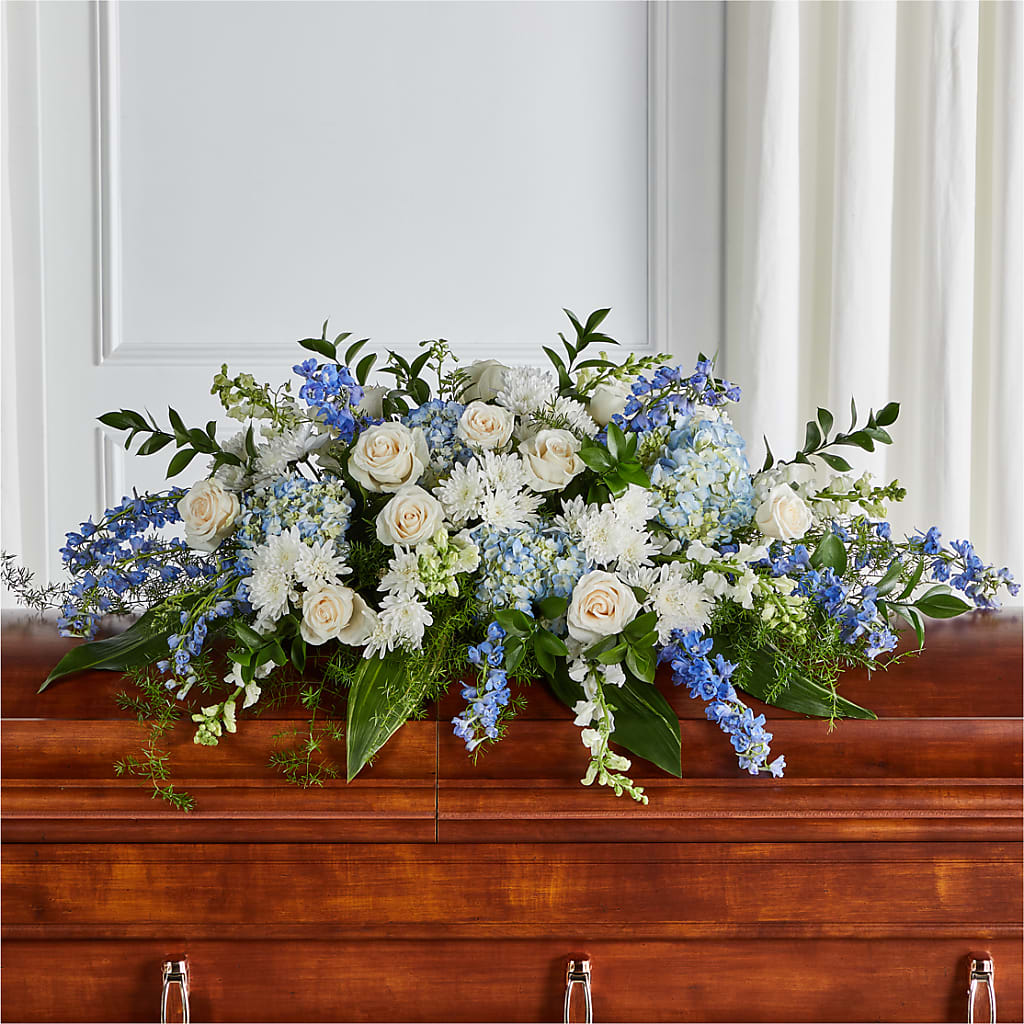 Timeless Essence Casket Spray – Grass Valley Florist, Grass Valley CA