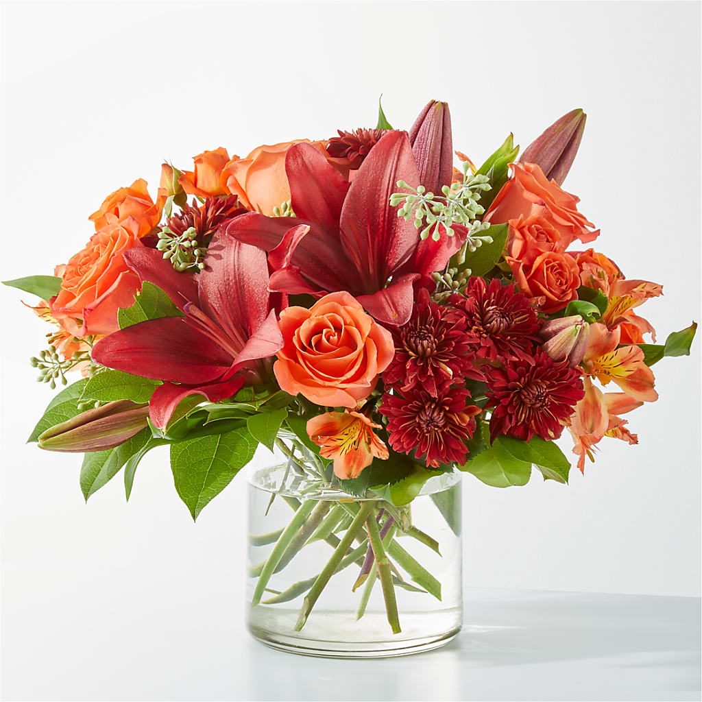 Crimson Leaves Bouquet – Grass Valley Florist, Grass Valley CA