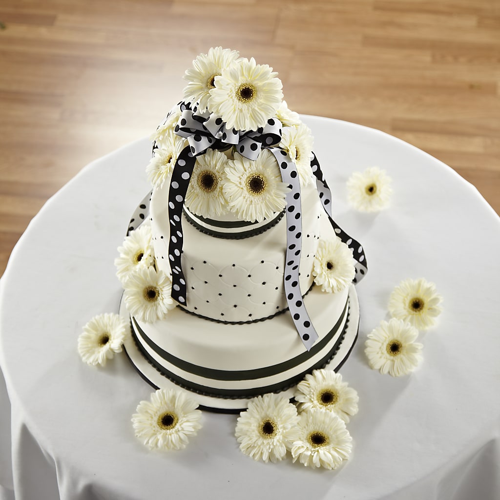 Simple Sophistication Cake Décor – Grass Valley Florist, Grass Valley CA