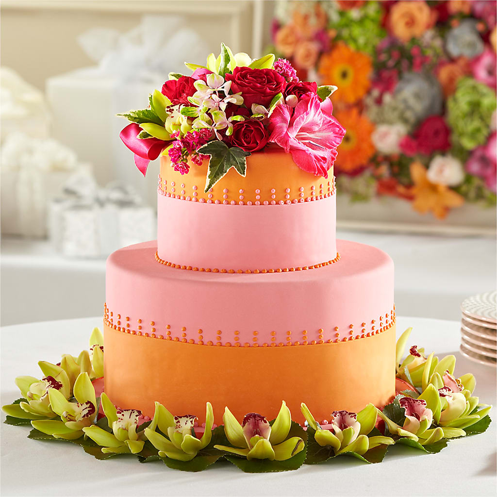 Sweet Citrus Cake Decor – Grass Valley Florist, Grass Valley CA