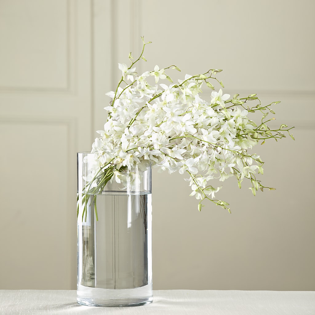 White Dendrobium Bouquet – Grass Valley Florist, Grass Valley CA