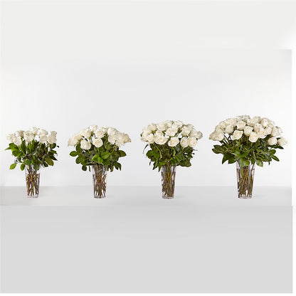 Long Stem White Rose Bouquet –  Grass Valley Florist, Grass Valley CA