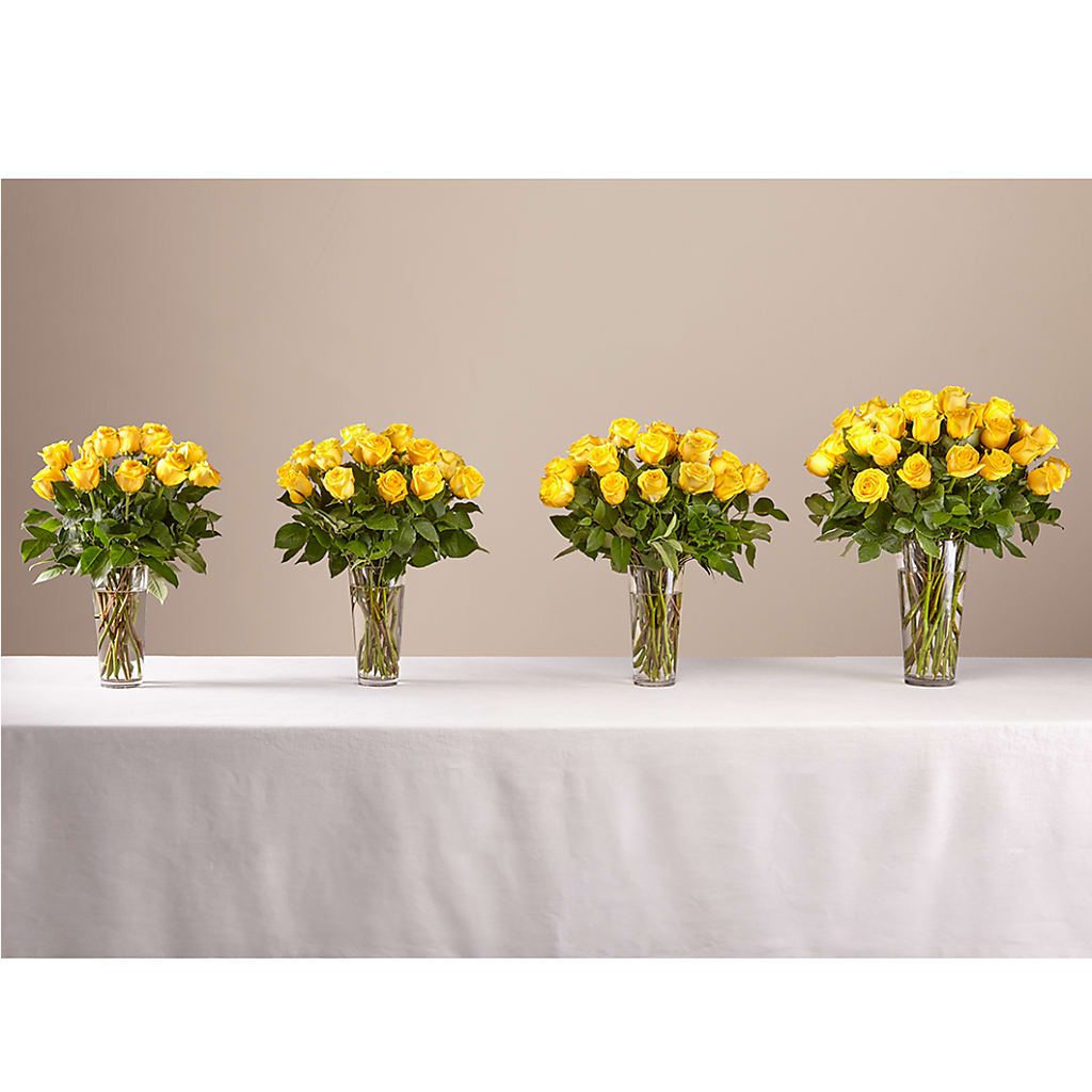 Long Stem Yellow Rose Bouquet –  Grass Valley Florist, Grass Valley CA