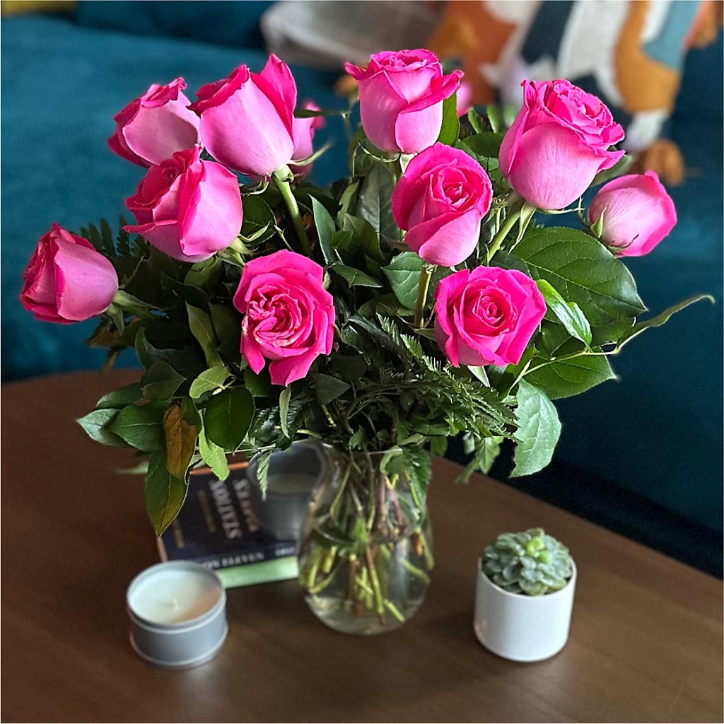 Long Stem Pink Rose Bouquet –  Grass Valley Florist, Grass Valley CA