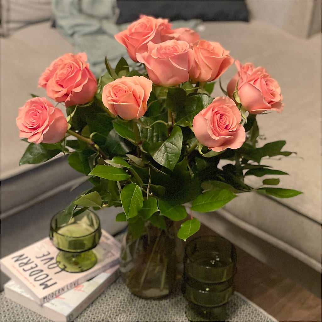 Long Stem Pink Rose Bouquet –  Grass Valley Florist, Grass Valley CA