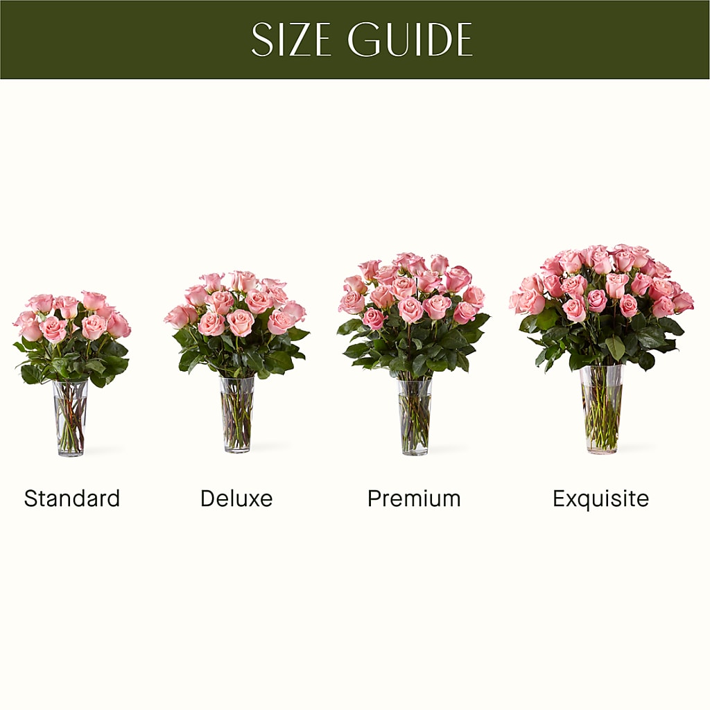 Long Stem Pink Rose Bouquet –  Grass Valley Florist, Grass Valley CA