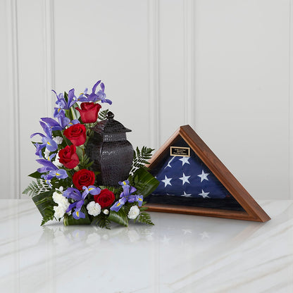 Patriotic Tribute Arrangement –  Grass Valley Florist, Grass Valley CA