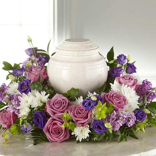 Blooming Sympathy Cremation Adornment –  Grass Valley Florist, Grass Valley CA