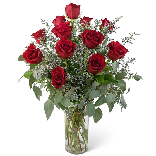 Elegance and Grace Dozen Roses