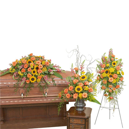 Heaven's Sunset Trio –  Grass Valley Florist, Grass Valley CA