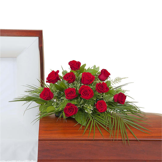 Simply Stated Casket Spray –  Grass Valley Florist, Grass Valley CA