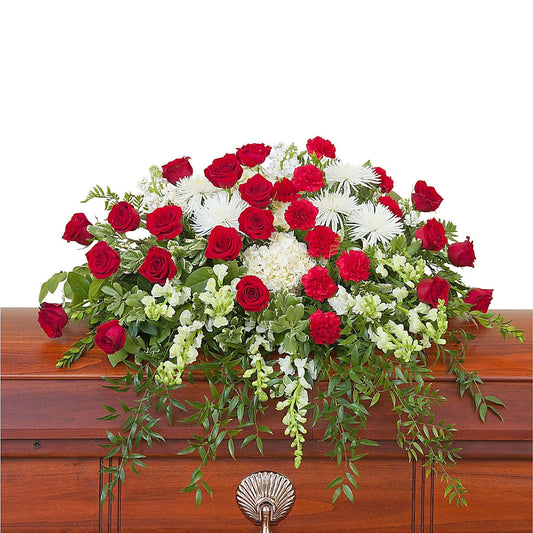 Enduring Strength Casket Spray –  Grass Valley Florist, Grass Valley CA