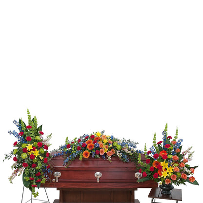 Treasured Celebration Trio Full Closed –  Grass Valley Florist, Grass Valley CA