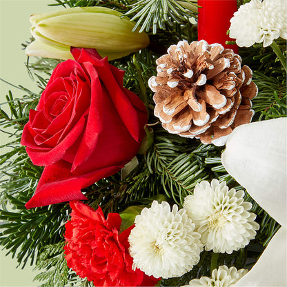 Seasonal Festivities Centerpiece –  Grass Valley Florist, Grass Valley CA